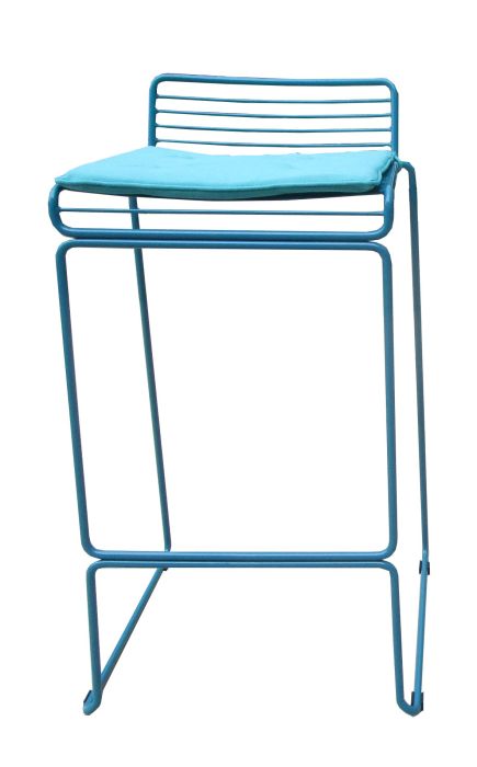 Wira Stool - Blue, Front