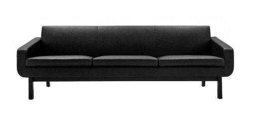 Alpha Sofa Black - Front