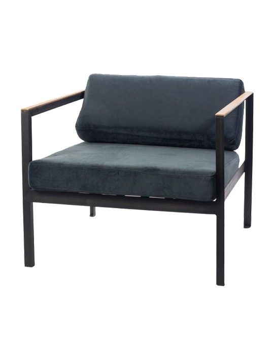 BATINI MIDNIGHT BLUE CHAIR