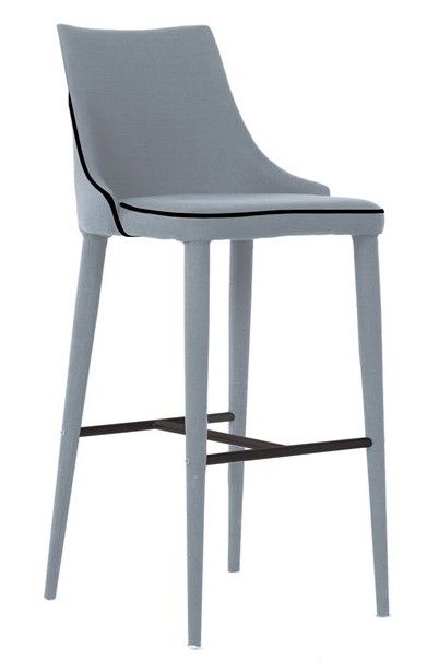 Chanel Stool - Grey - Side