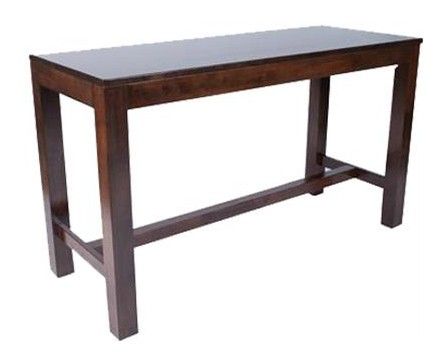 Chunk Timber Dry Bar Table Walnut 180