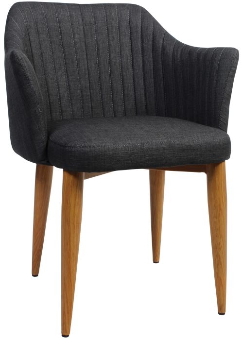 Coogee Light Oak Steel Chair