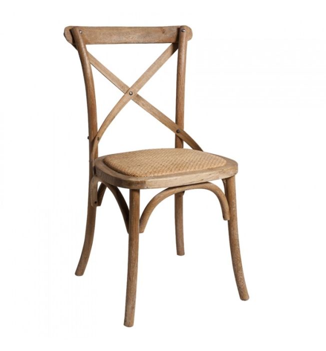 Timber Cross Back Chair