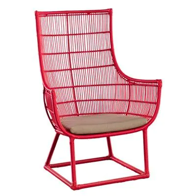 Rattan Elmo Outdoor Lounge Chair Restaurant Furniture Cafe Chairs Dining Chairs