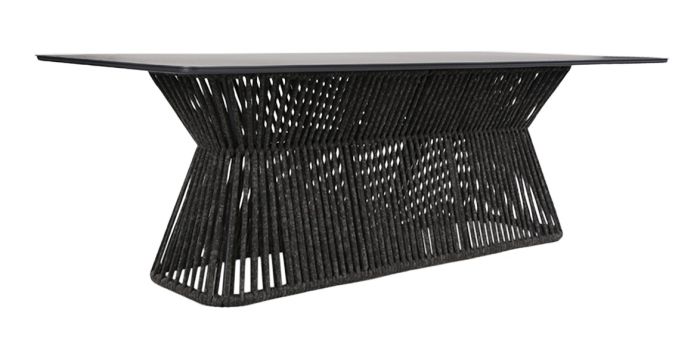 Floating Square Rope Outdoor Dining Table