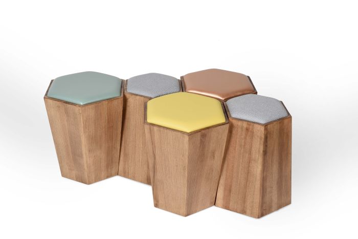 huddle hex stool