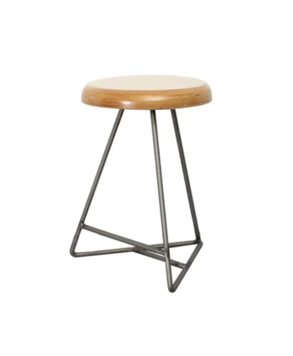 Industrial Triangle Stool | Bar Chairs, Bar Furniture, Cafe Chairs