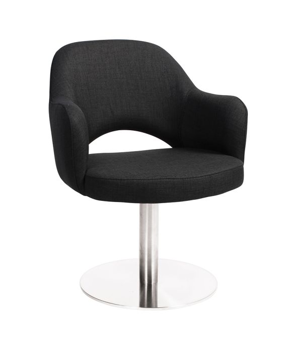 Albery Stainless Steel Disc Chair