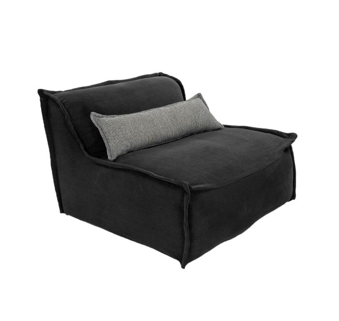 Leroy Lounge Chair Charcoal 