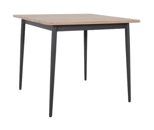 Luna Slat Square Outdoor Dining Table