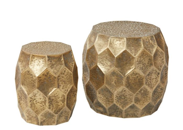 S/2 Luca Side Table/Stool