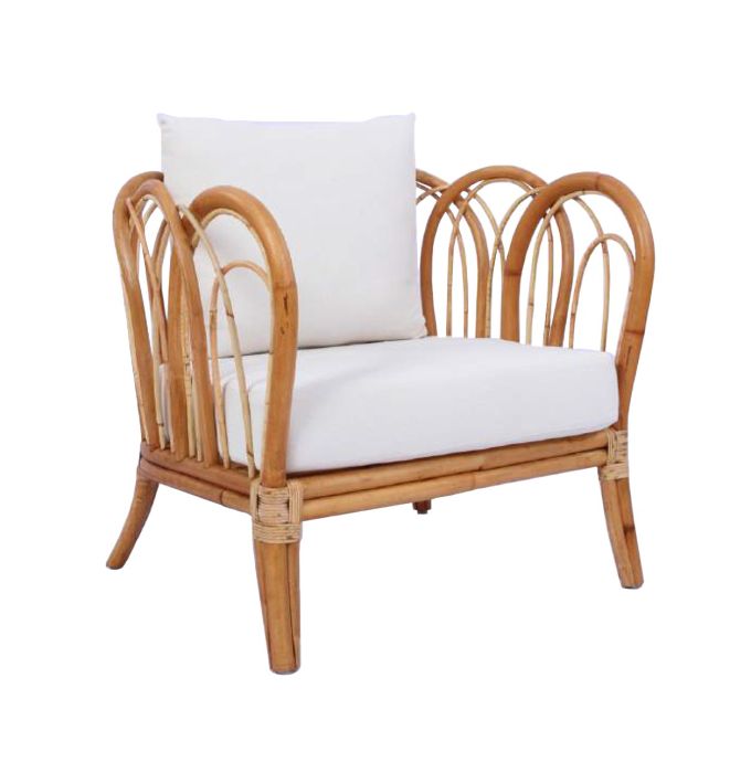 Olivia Rattan Lounge Chair 