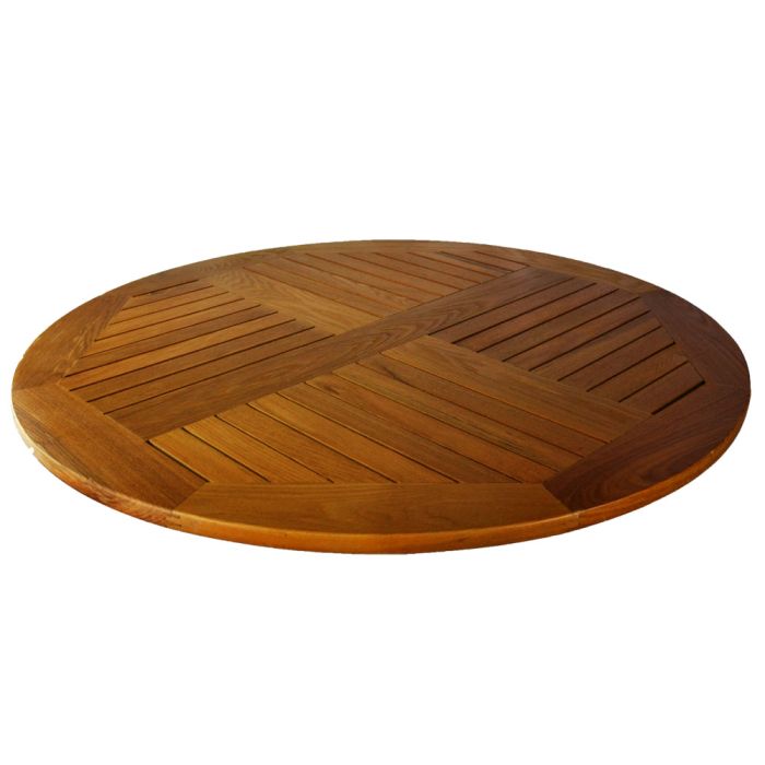 Round Slat Oak Table Top | Cafe Tables, Restaurant Tables