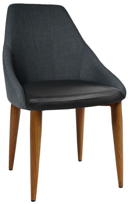 Stockholm Light Oak Metal Chair