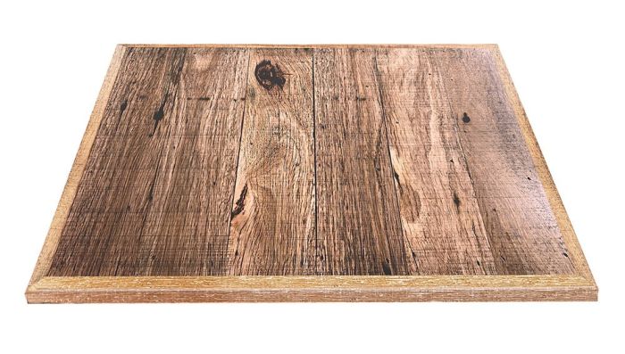 Fence Paling Black Wash Timber Table Top