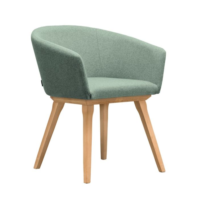 Wooden best sale tub chair