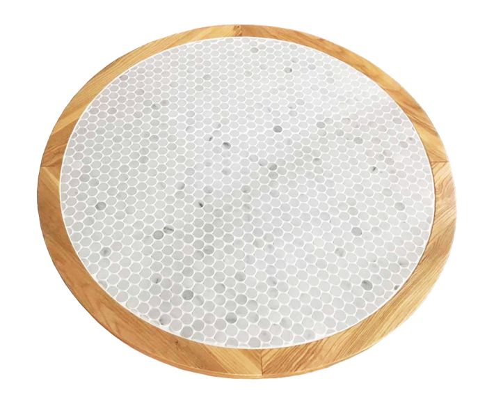 Natural Penny Tile Table Top