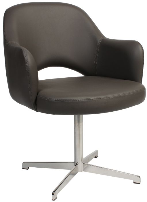Albery Vinyl Stainless Steel Blade Chair