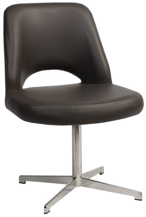 Albery Vinyl Stainless Steel Blade Chair