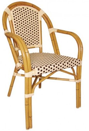 Bolero Continental Bistro Wicker Armchairs