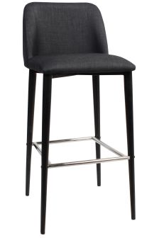 Clovelly Black Metal Barstool