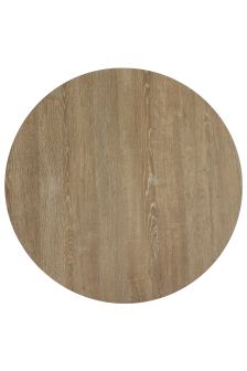 Round 500MM Oak Compact Laminate Table Top