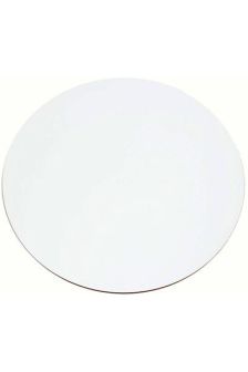 Round 500MM White Compact Laminate Table Top