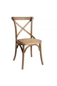 Timber Cross Back Chair