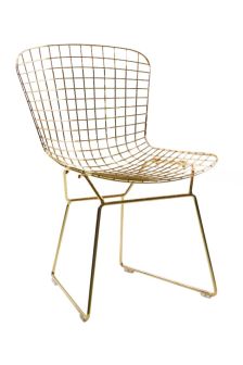 ELLA GOLD METAL DINING CHAIR