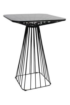 Frame cage black dry bar table