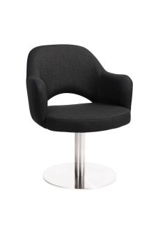 Albery Stainless Steel Disc Chair