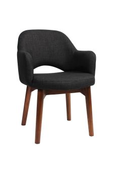 Albery Walnut Timber Armchair