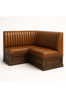 L-Shaped Banquette Seating for Restaurants and Hotels