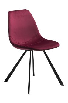 Pitch velvet chair