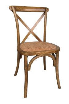 Timber Cross Back Chair
