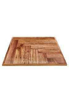 Fence Paling Timber Weave Table Top
