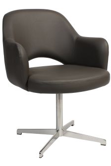 Albery Vinyl Stainless Steel Blade Chair