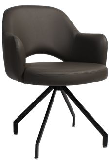 Albery Vinyl Trestle Chair