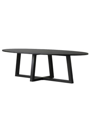 BLACK STAIN TABLE-ASH WOOD