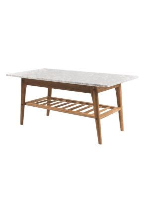 SML VESTA RECT COFFEE TABLE MARBLE