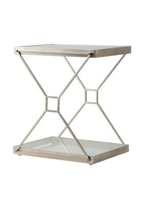 2-SHELVES CHROME DRINKS TROLLEY