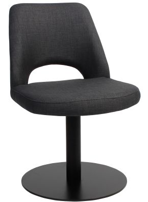 Albery Black Disc Chair