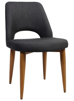 Albery Light Oak Metal Chair