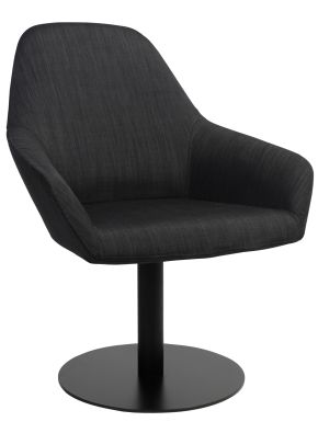 Bronte Black Disc Tub Chair