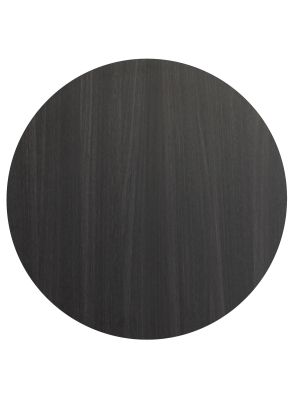 Round Compact Laminate Charcoal Table Top