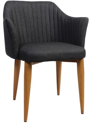 Coogee Light Oak Steel Chair