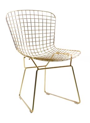 ELLA GOLD METAL DINING CHAIR