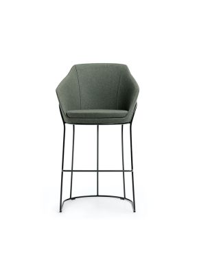 Girona Upholstered Metal barstool