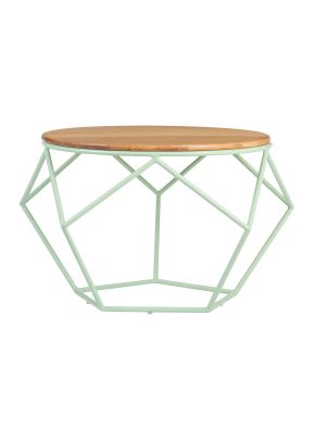 Geometric Metal Coffee Table