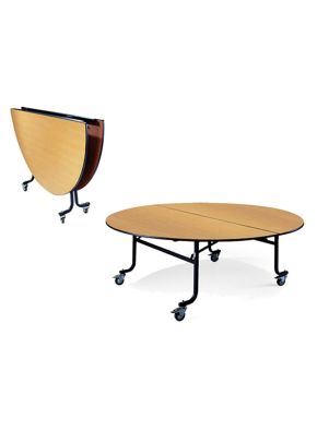 Round Mobile Folding Table